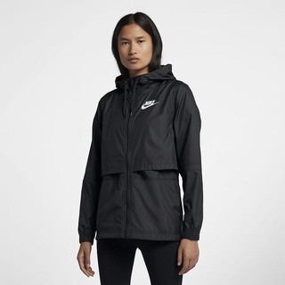 Jachete Nike Sportswear Woven Dama Negrii Albi | DBJL-37965